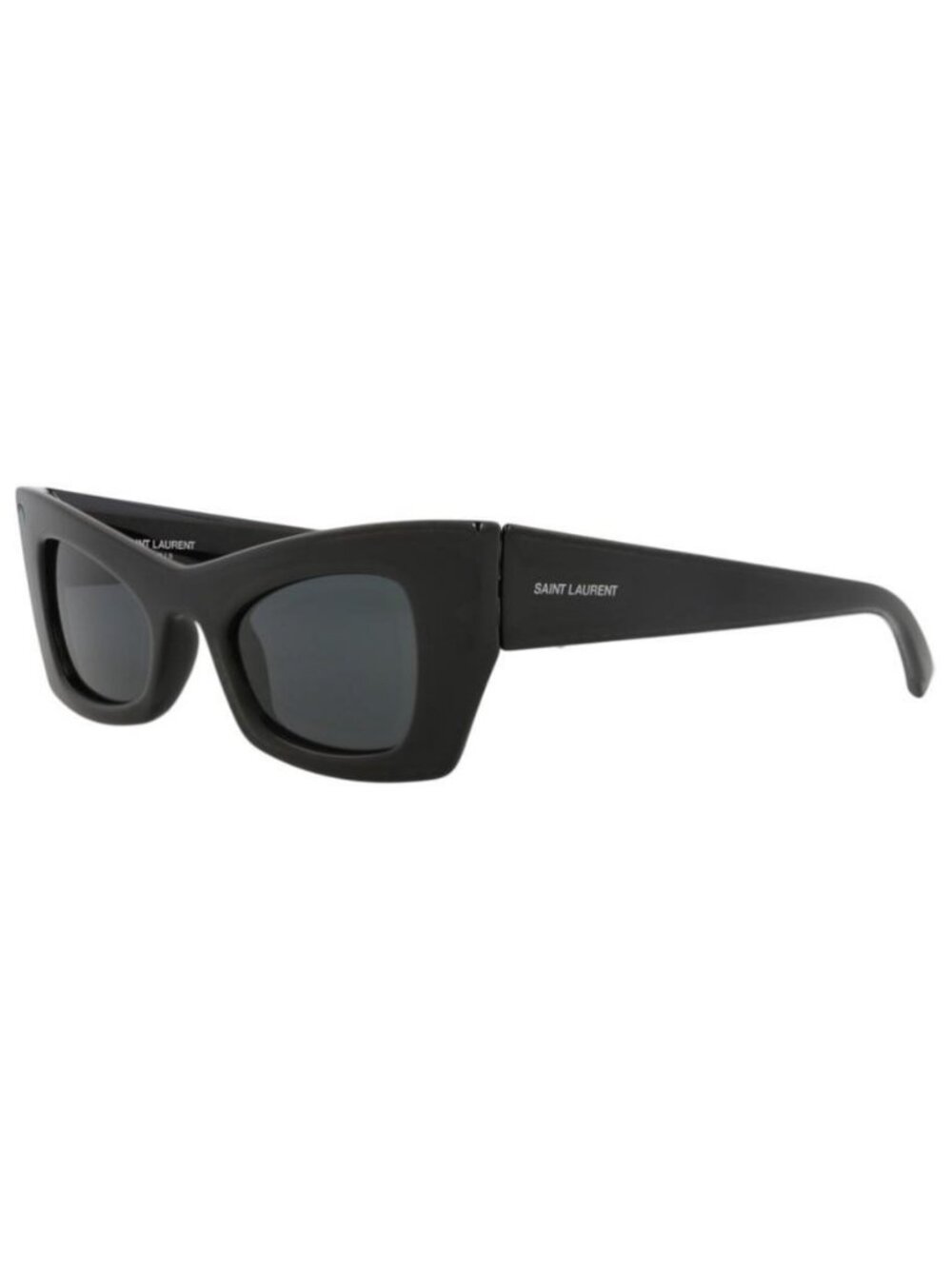 New Saint Laurent Womens Cat Eye Black Black Black Fashion Designer Sunglasses